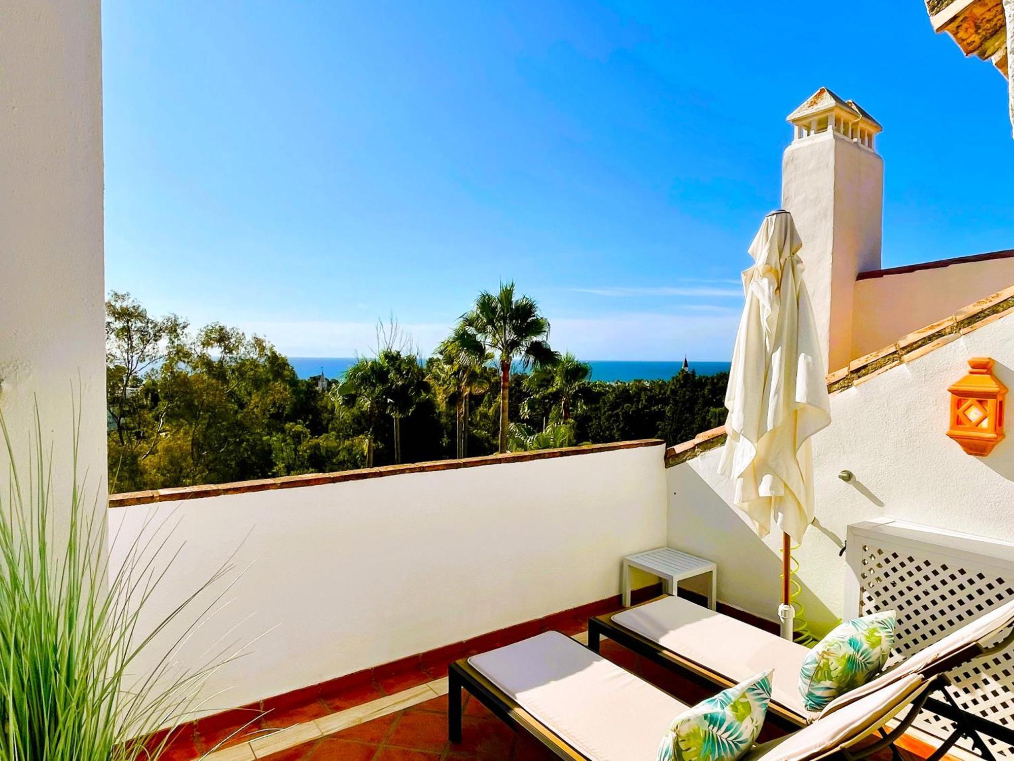 Luxury Penthouse With Sea Views In Marbella Golden Mile, Puente Romano Area Exteriér fotografie
